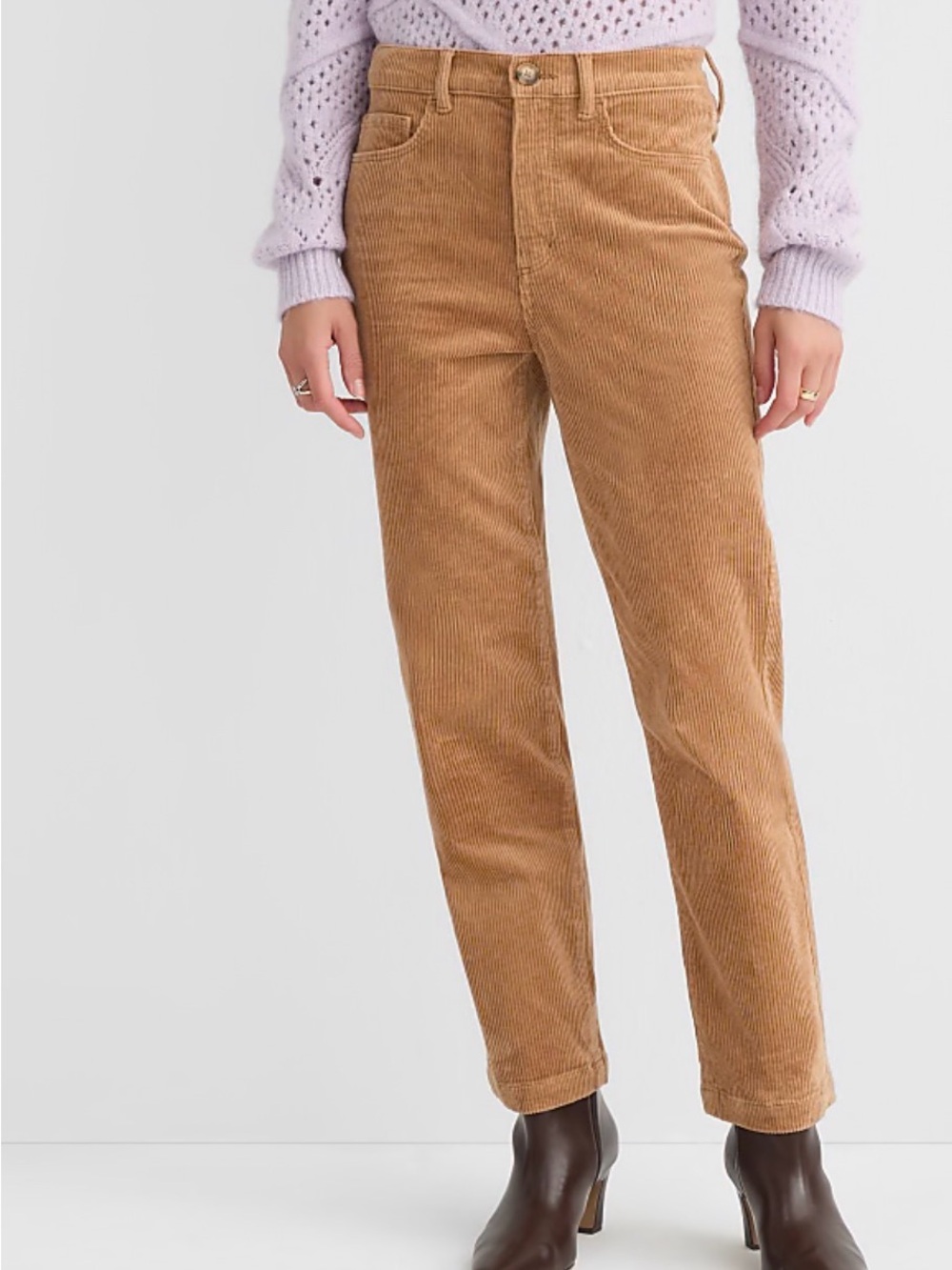 NWT LOFT Straight Corduroy Ankle Pants